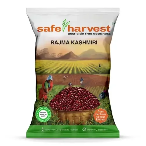 Safe Harvest Pesticide-Free Rajma Kashmiri Natural & Healthy No Artifical Flavours – 500Gram