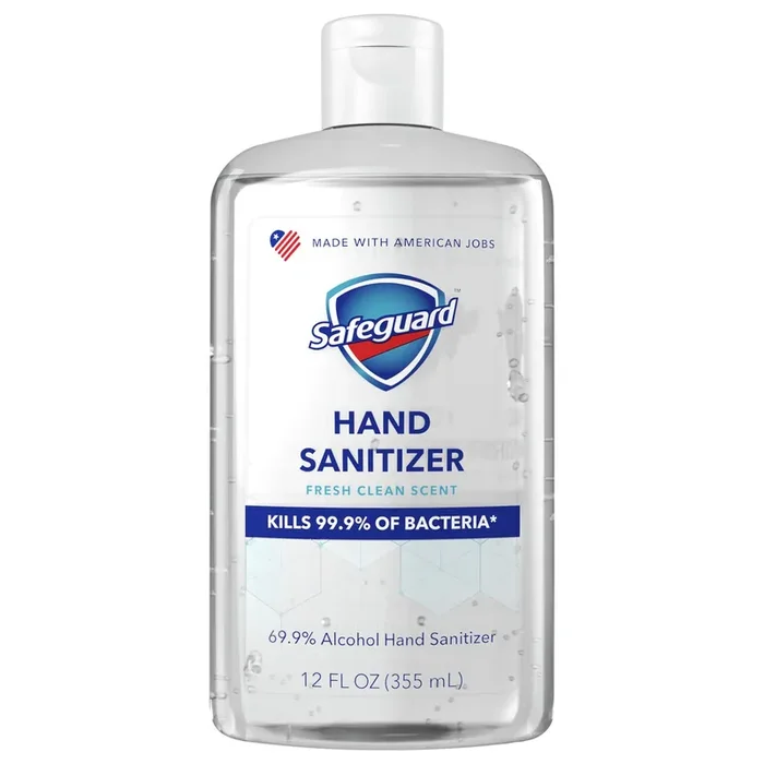 Safeguard Hand Sanitizer, Fresh Clean Scent, Contains Alcohol, 12 oz (355 mL)