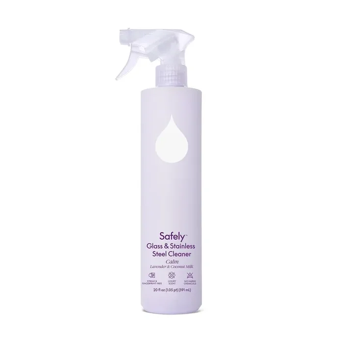 Safely Calm Glass & Stainless Steel Cleaner – 20oz