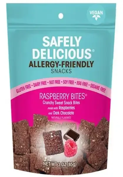 Safely Delicious Raspberry Bites
