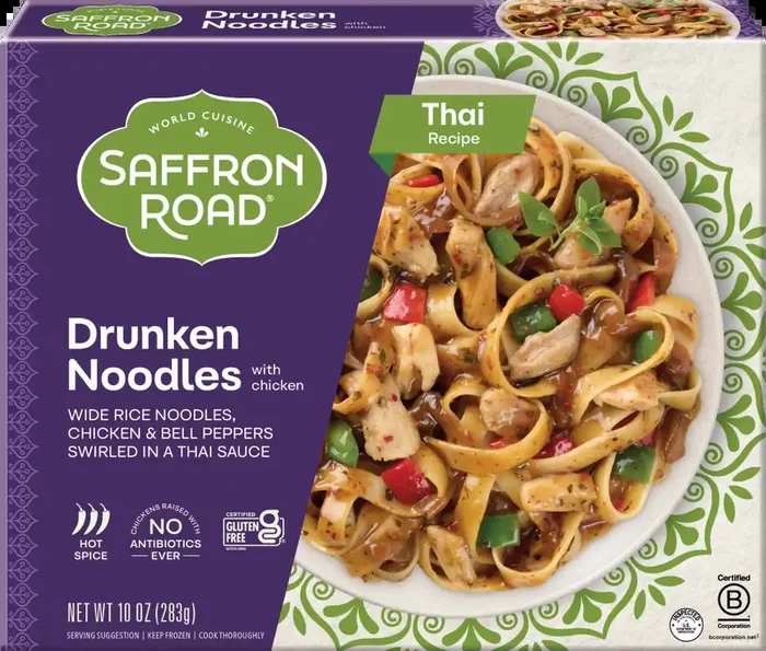 Saffron Road Drunken Noodles With Chicken