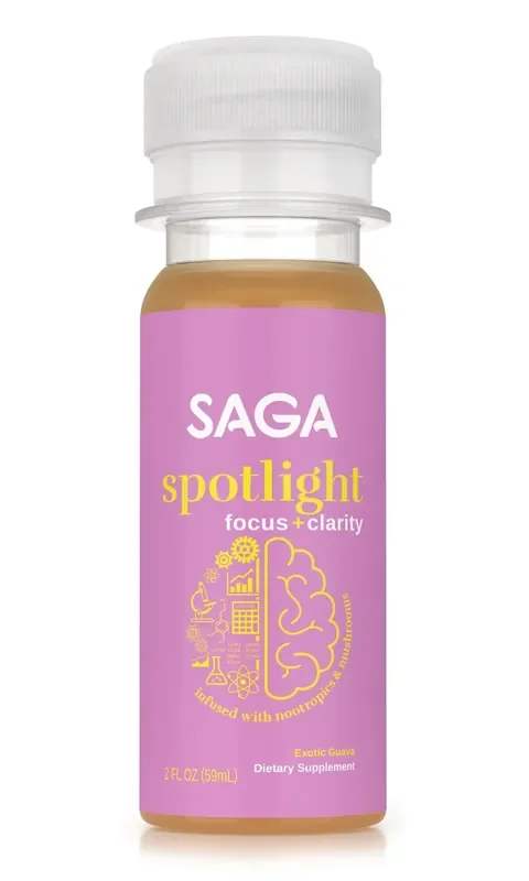 Saga Focus + Clarity Spotlight Wellness Shot