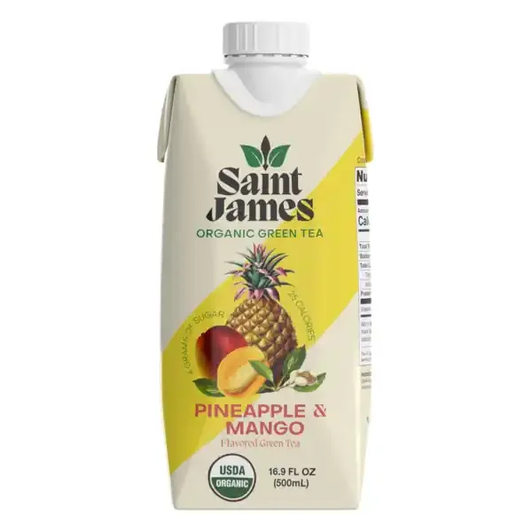 Saint James Iced Tea Pineapple & Mango Organic Green Tea