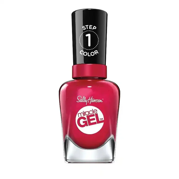 Sally Hansen Miracle Gel Nail Color – 469/555 Bordeaux Glow – 0.5 fl oz