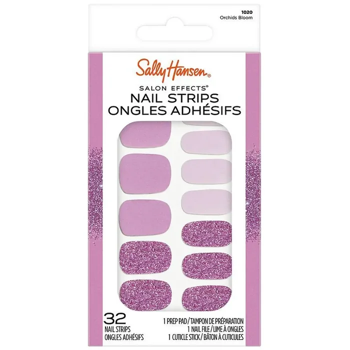 Sally Hansen Salon Effects Nail Strips – Orchids Bloom