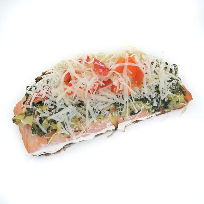 Salmon Florentine Cooked