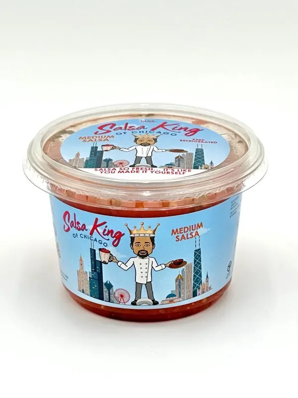 Salsa King of Chicago Medium Salsa – 16 oz
