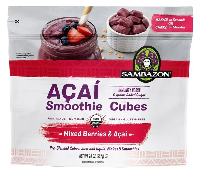 Sambazon Mixed Berries & Acai Smoothie Cubes