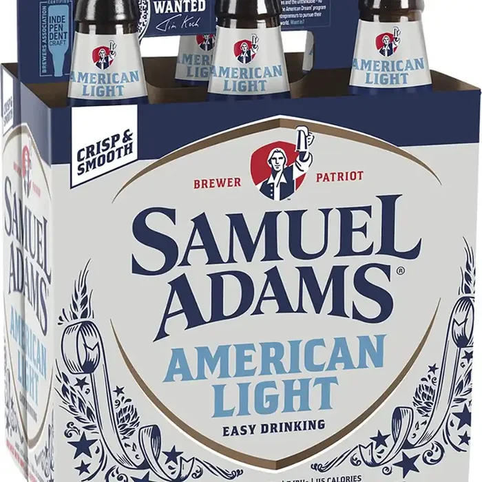 Samuel Adams American Light Lager Beer (12 fl. oz. Bottle, 6pk.)