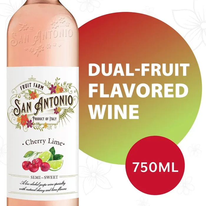 San Antonio Fruit Farm Cherry Lime Rose Wine 750 ml