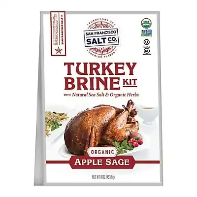 San Francisco Salt Co. Apple Sage Turkey Brine Kit