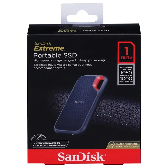 SanDisk Extreme Portable 1 TB SSD 1 ea