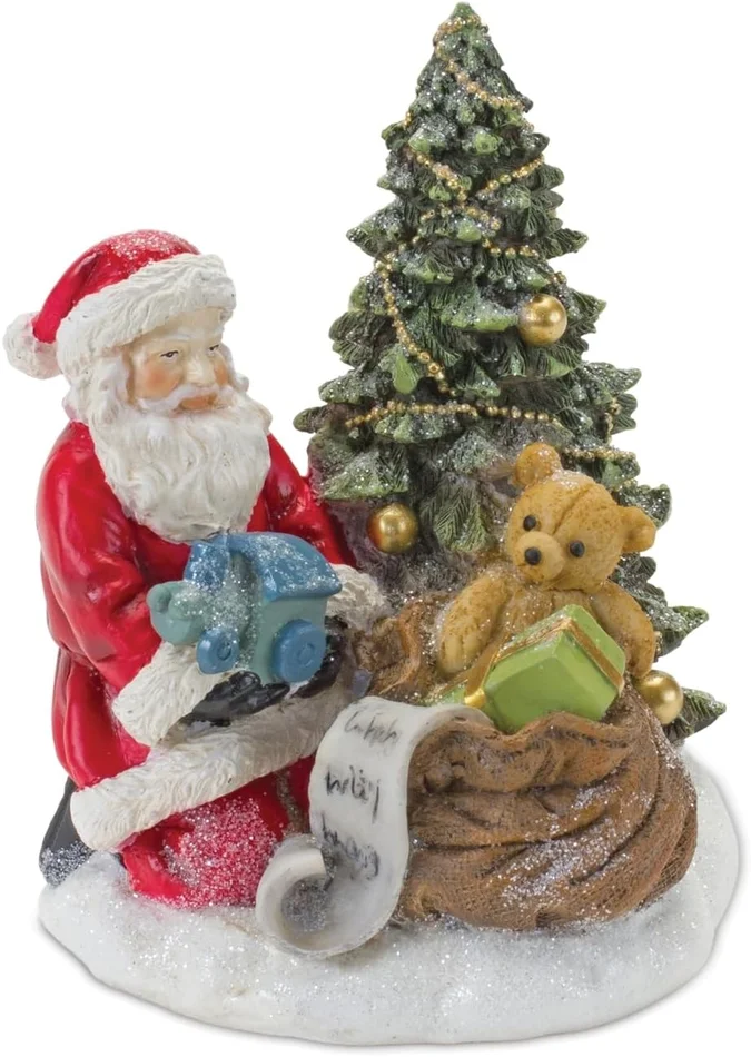 SANTA’S LIST FIGURINE