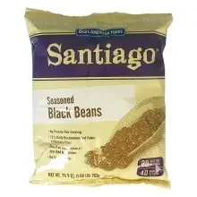 Santiago Dehydrated Seasoned Black Beans – 26.9 oz