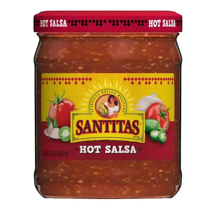 Santitas Salsa Hot Jar Dip – 15.5oz
