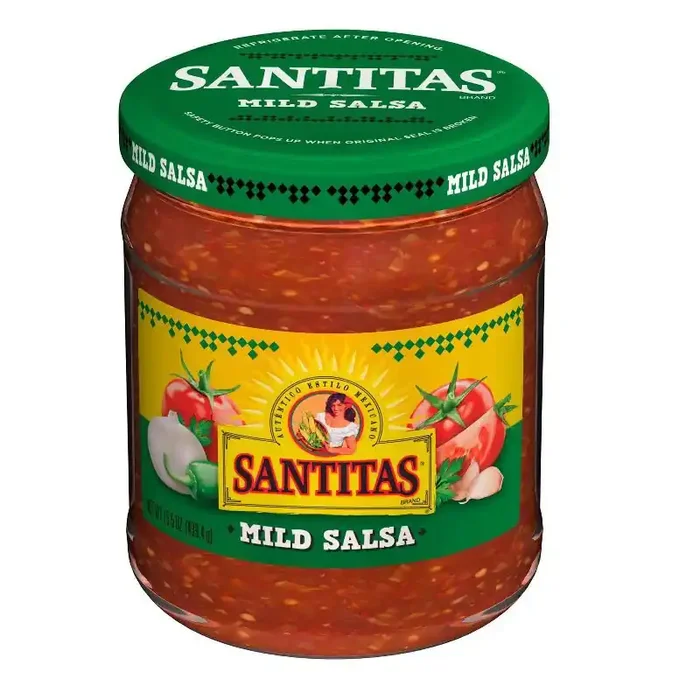 Santitas Salsa Mild Jar Dip – 15.5oz