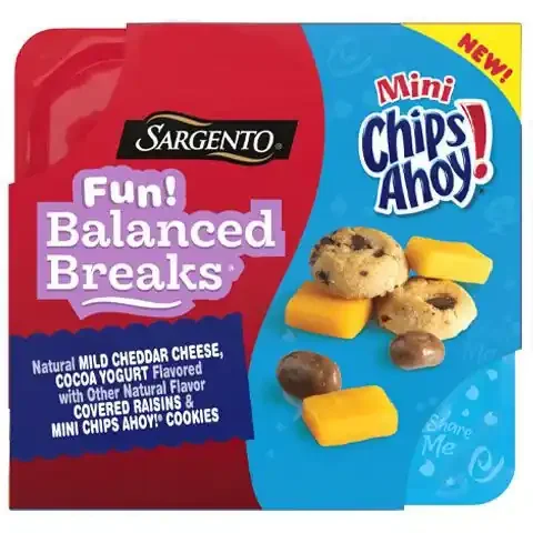 Sargento Balanced Breaks Cheddar Cheese, Covered Raisins & Mini Chips Ahoy