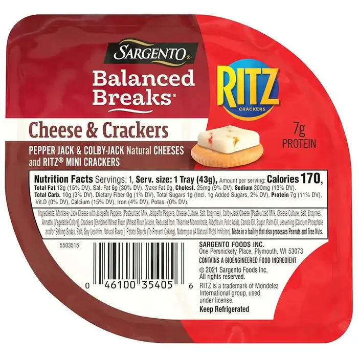 Sargento Balanced Breaks Cheese & Crackers