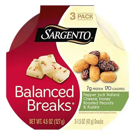 Sargento Balanced Breaks Cheese Snacks Pepper Jack