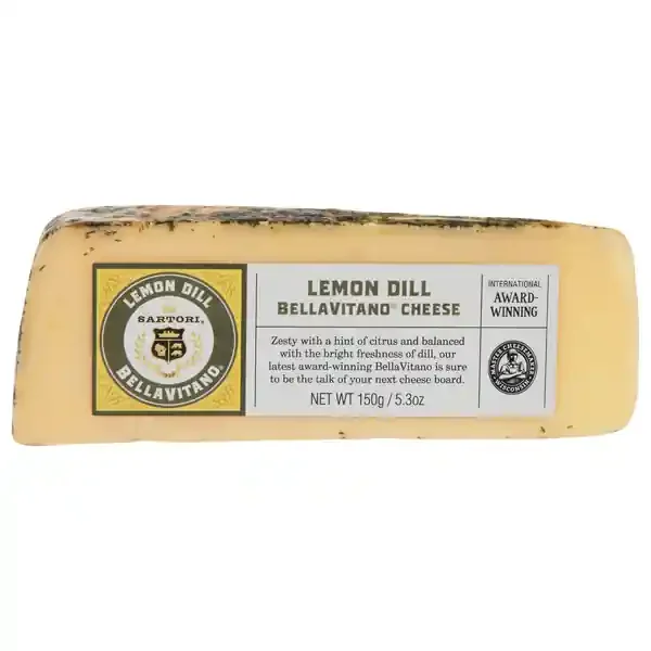 Sartori Lemon Dill BellaVitano Cheese Wedge