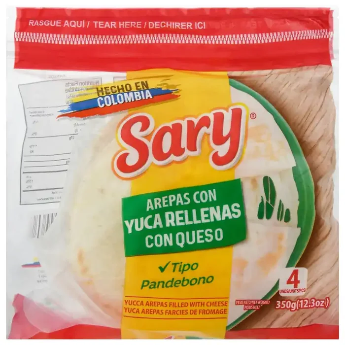 Sary Yucca Arepas Filled with Cheese 4 ea