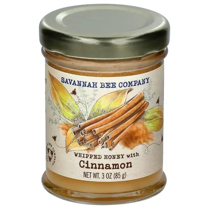 Savannah Bee Company Cinnamon Whipped Honey 3 oz