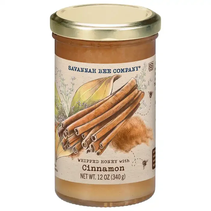 Savannah Bee Company Cinnamon Whipped Honey