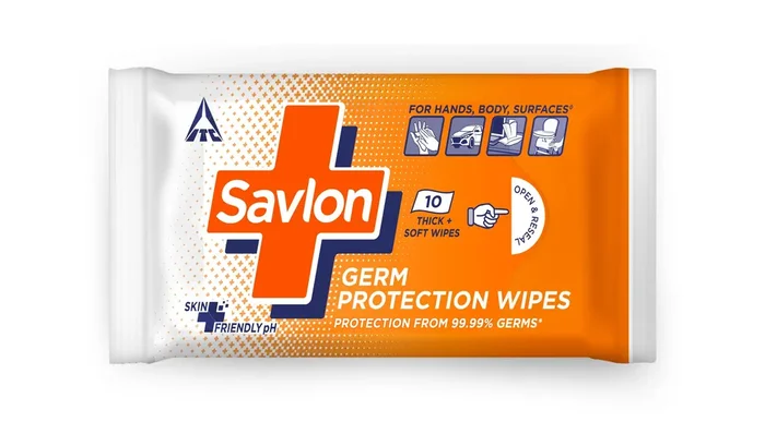 Savlon Germ Protection Wipes 10 nos Pack