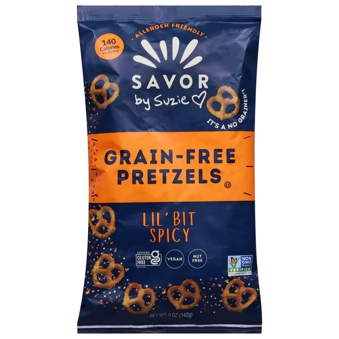 Savor Grain-Free Lil‘ Bit Spicy Pretzels 5 oz