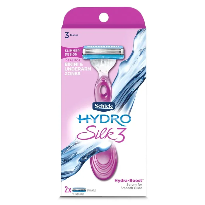 Schick Hydro Silk 3 Razor Bikini & Underarm Zones