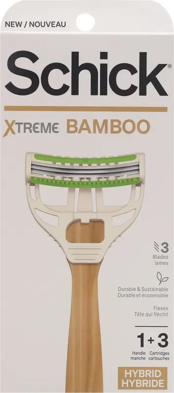 Schick Xtreme Hybrid Bamboo Razor 1 ea