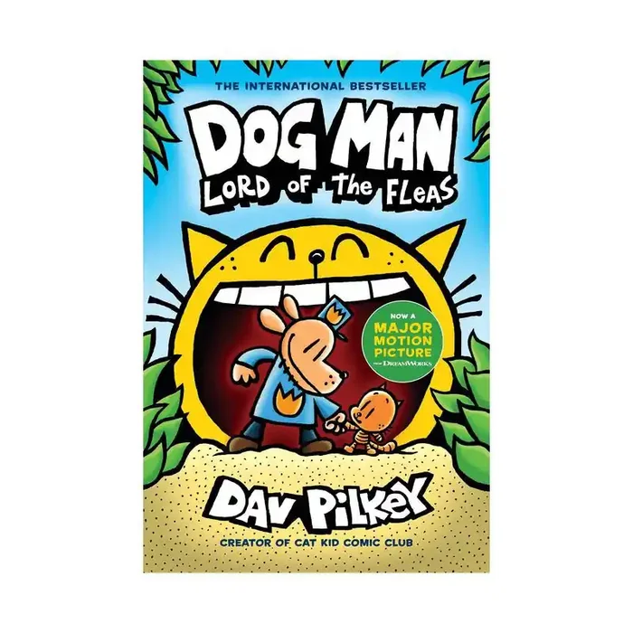 Scholastic Dog Man Lord of the Fleas From the Creator of Captain Underpants (Dog Man 5), Volume 5 – by Dav Pilkey (Hardcover)
