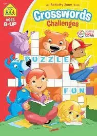 School Zone Crosswords Challenges Activity Zone Workbook