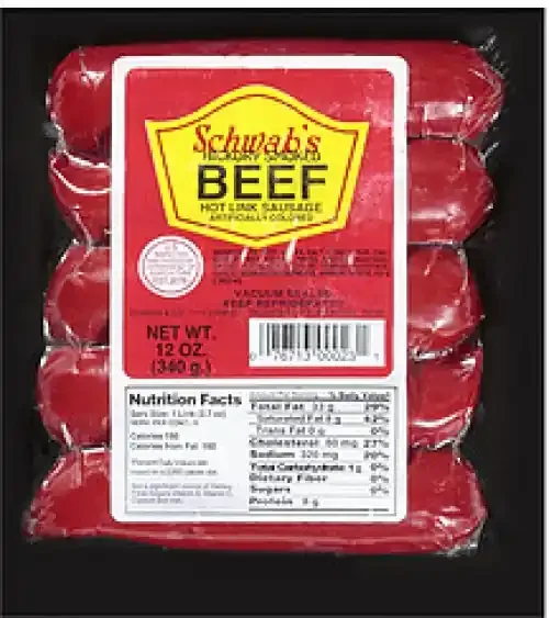 Schwab‘s Extra Hot Hot Link Sausages