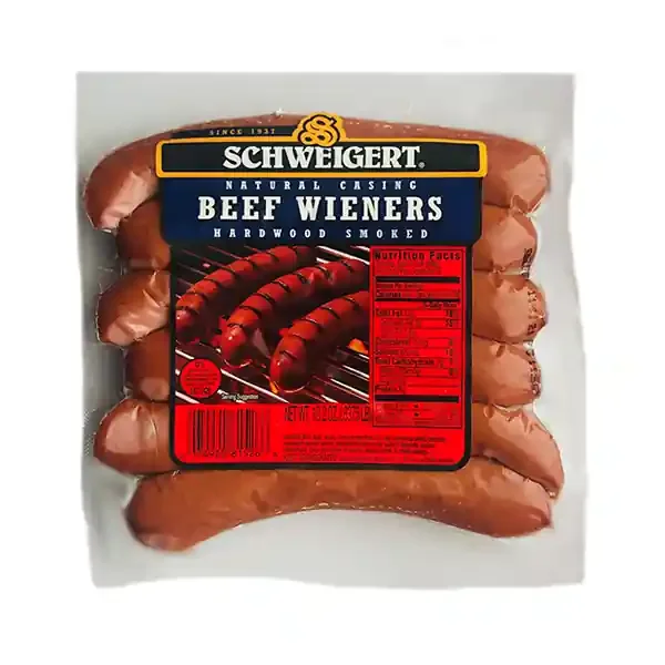 Schweigert Natural Casing Beef Wieners