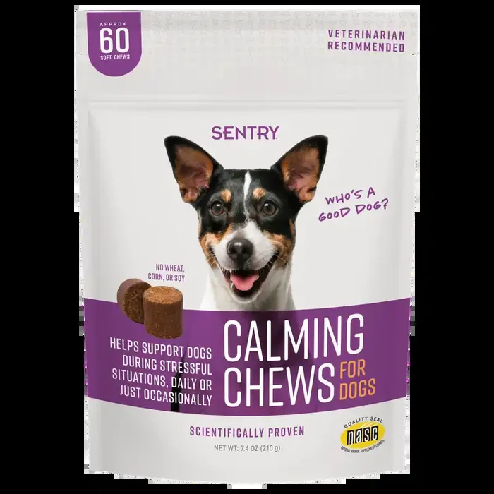 SENTRY Calming Chews for Dogs, 60 Count
