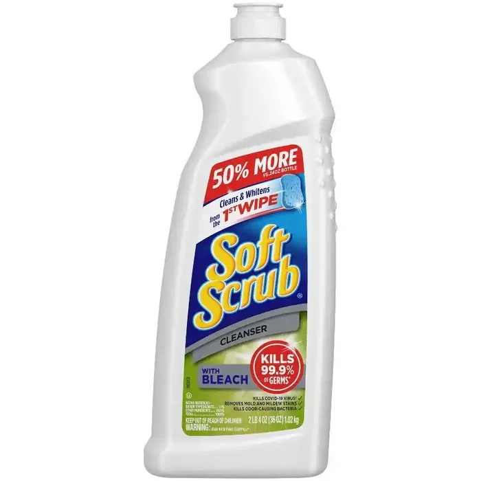 Soft Scrub Cleanser with Bleach Surface Cleaner – 36oz
