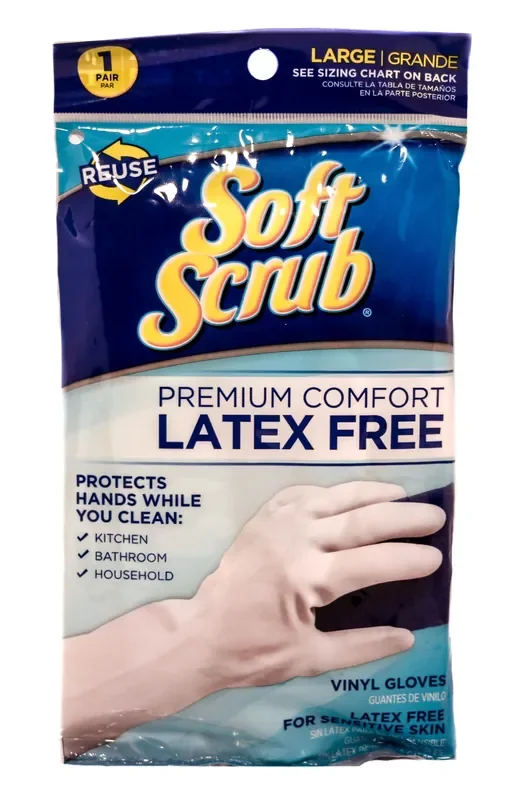 Soft Scrub Premium Comfort Latex Free Glove Large