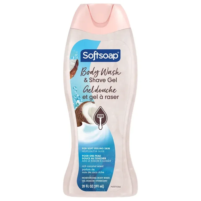 Softsoap 2-in-1 Body Wash & Shave Gel – Rich Coconut