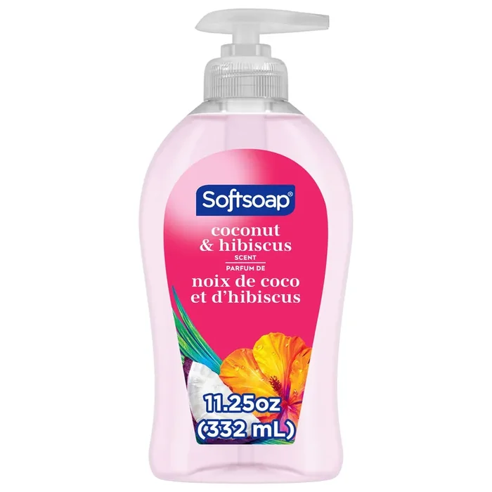 Softsoap Coconut & Hibiscus Scent Hydrating Liquid Hand Soap,Liquid Hand Soap, 11.25 Oz.