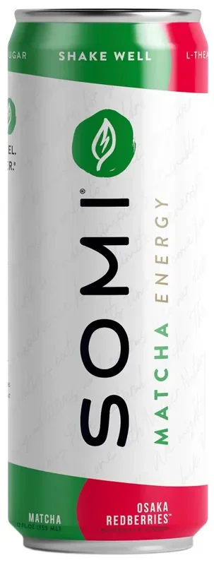Somi Matcha Energy Drink – Osaka Redberries – 12 oz