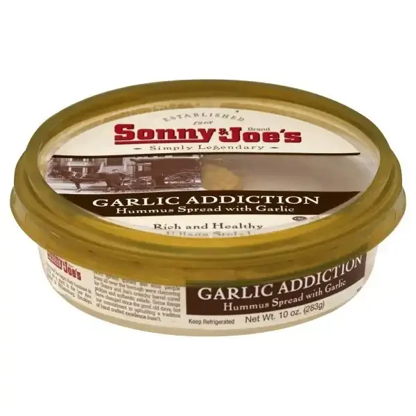 Sonny & Joes Hummus Garlic – 10 Oz