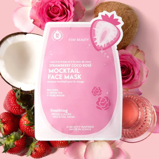 Soothing Strawberry Coco Rose Mocktail Face Mask