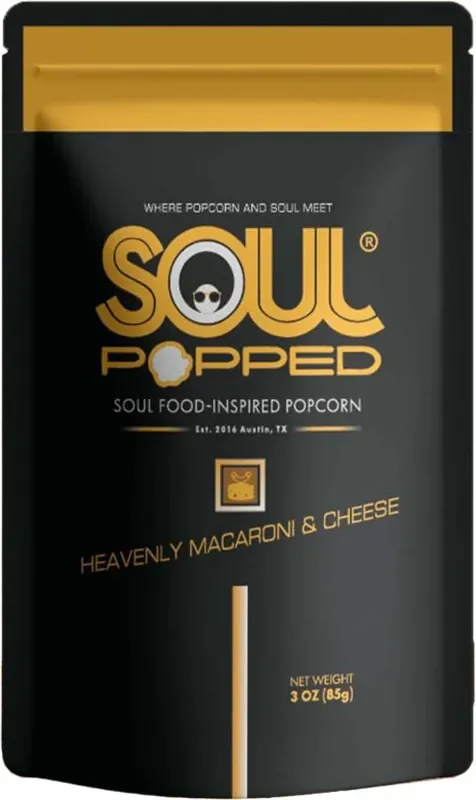 Soul Popped Heavenly Macaroni & Cheese Popcorn