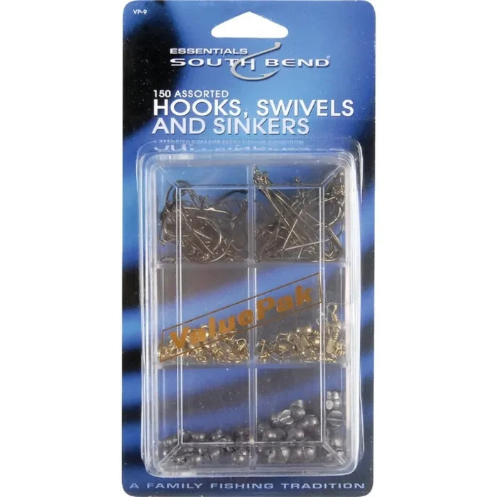 South Bend Assorted Hook Swivel & Sinker Kit