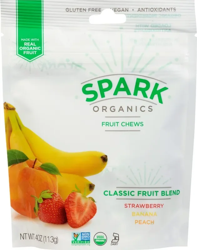 Spark Organics Classic Fruit Blend Fruit Chews – 4 oz