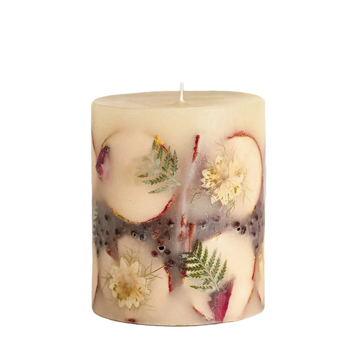 SPICY APPLE SMALL ROUND BOTANICAL CANDLE