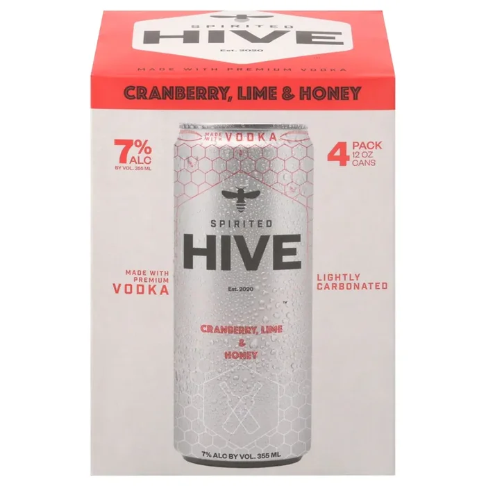 Spirited Hive Vodka Cranberry 4Pk Can 12