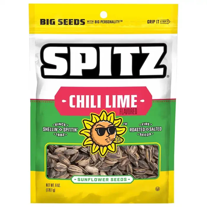 Spitz Sunflower Seeds Chili Lime Flavored 6 Oz