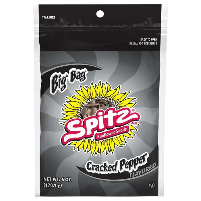 Spitz Sunflower Seeds , Cracked Pepper Flavored